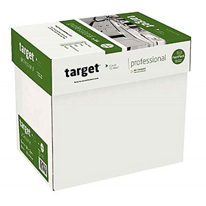 Pack de 5 Ramettes de 500 feuilles Papier A4 TARGET blanc 75 g (21 x 29,7  cm), OSM
