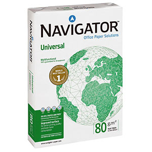 Pack de 5 Ramettes papier A4 Navigator 80g – Blanc